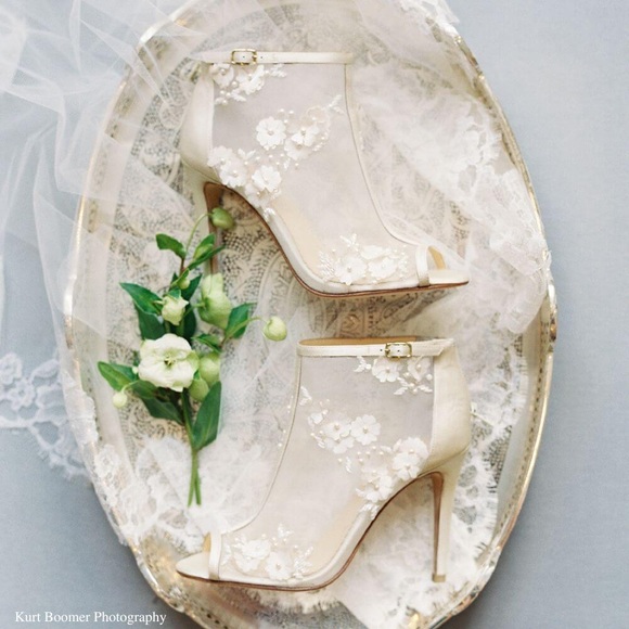 BELLE BY JOY PROCTOR
Wedding Booties Flower Embroidered Boots - Picture 7 of 8